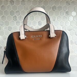 Guess Brown and Black Satchel